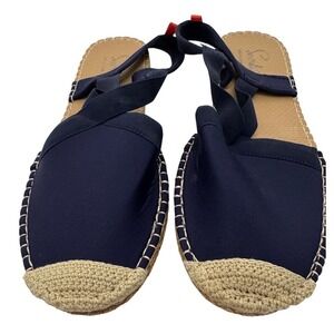 Sea Star Beachcomber Espadrille Navy Blue Womens Size 11 Minimalist Coastal